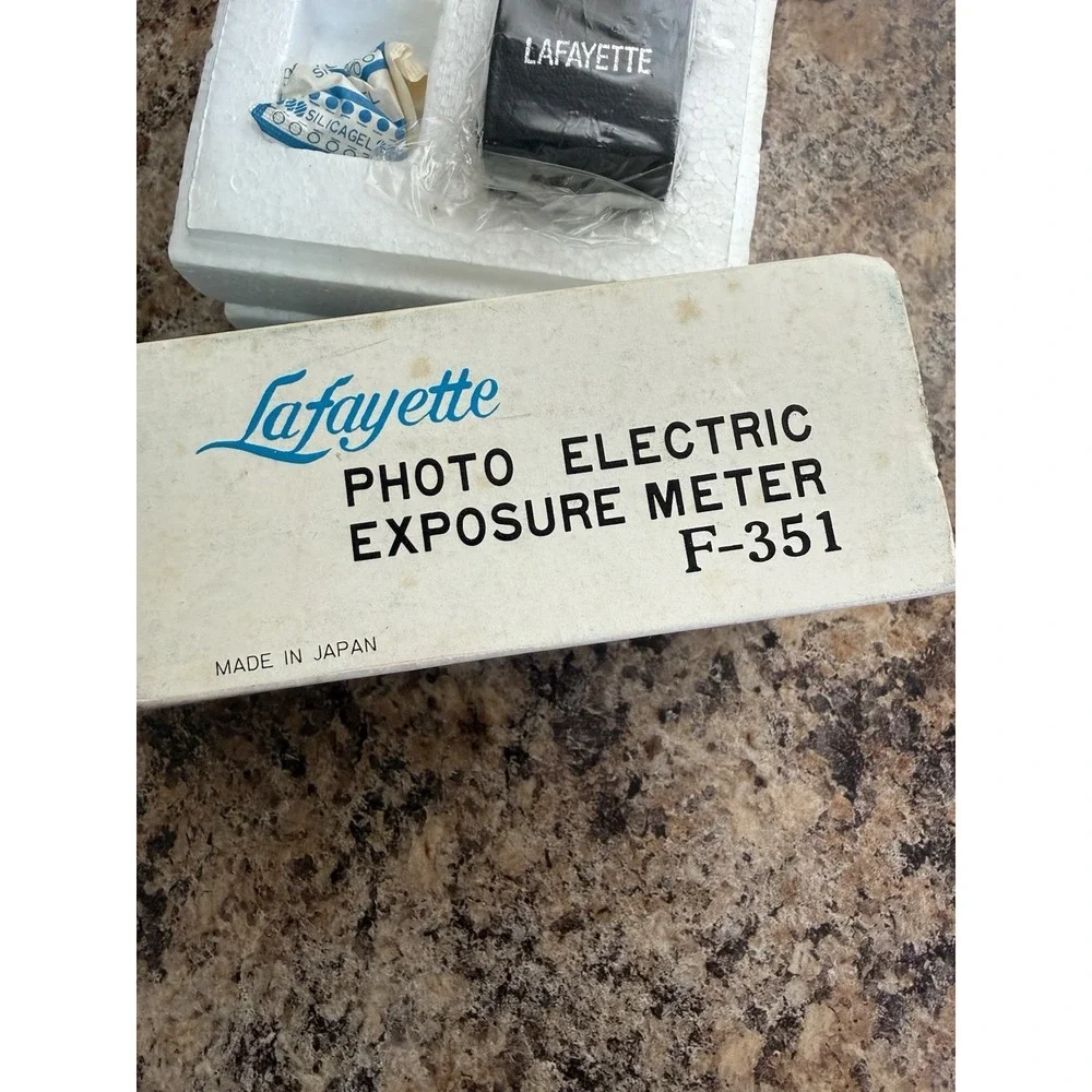Vintage Lafayette F-351 Photo‎ Electric Exposure Meter, Japan,see photos-sealed